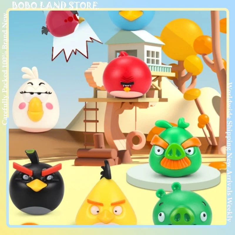 Birds Angry Building Blocks Catapult Shooting Game Toy, Assemble Bricks Set, Action Figures Desktop Ornament Toy Birthday Gifts