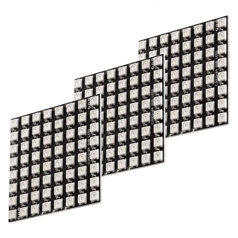 18 X U 64 LED Matrix Panel CJMCU-8X8 Module Compatible With For Arduino And For Raspberry Pi-N37R