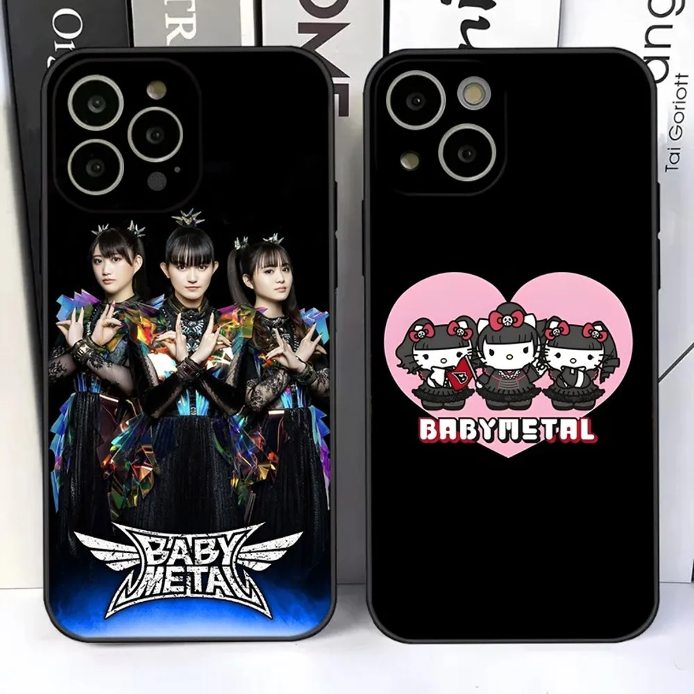 

Babymetal Japanese Rock Phone Case For iPhone 15,14,13,12,11 Plus,Pro,Max,XR,XS,X,7,8 Plus,SE,Mini Silicone Soft