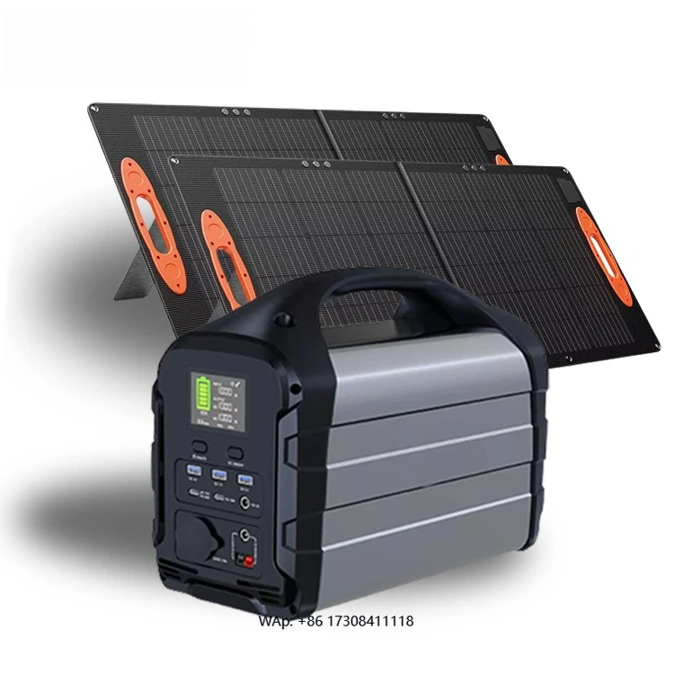 Solar 600 Watt Emergency Generator Set Portable Power Station 500 Watt with Lightweight Portable 600 Watt