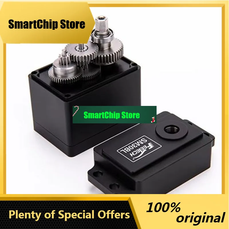 SmCpFeetech 12V 30kg High Precision Double Ball Bearing Smart Serial Bus Brushless Robot Servo SM30BL