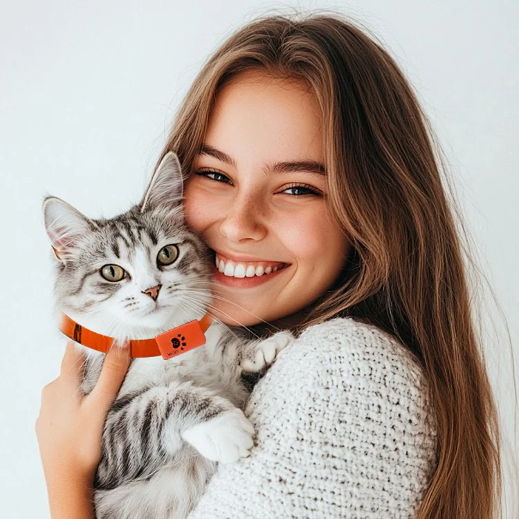 Small Smart Waterproof Anti Lost Pet Activity Tracker With Positioning For Dog Cat Health Collar