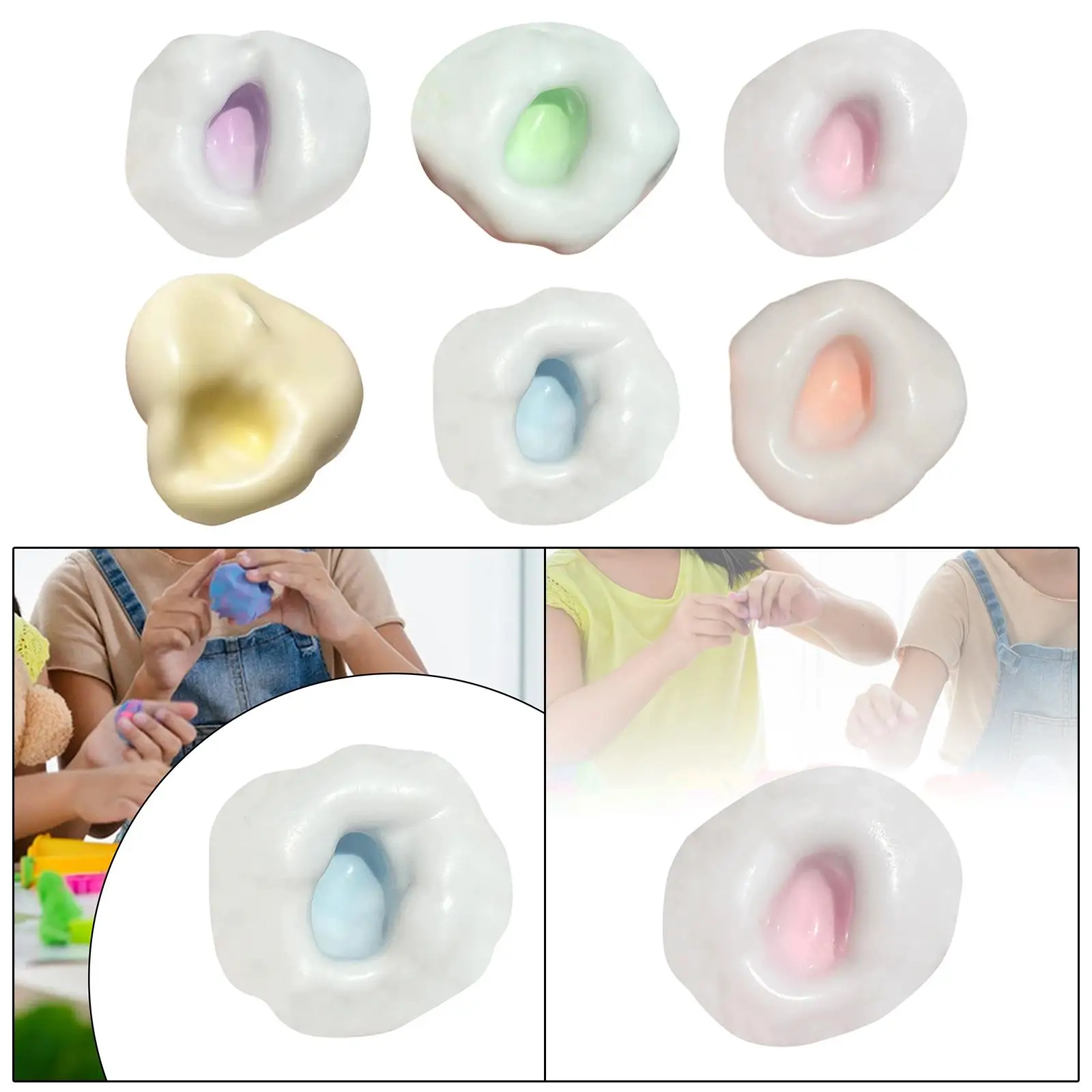 Jouet sensoriel Fidget pour enfants, adolescents et adultes, pincement, mignon, doux, vacances, relaxant