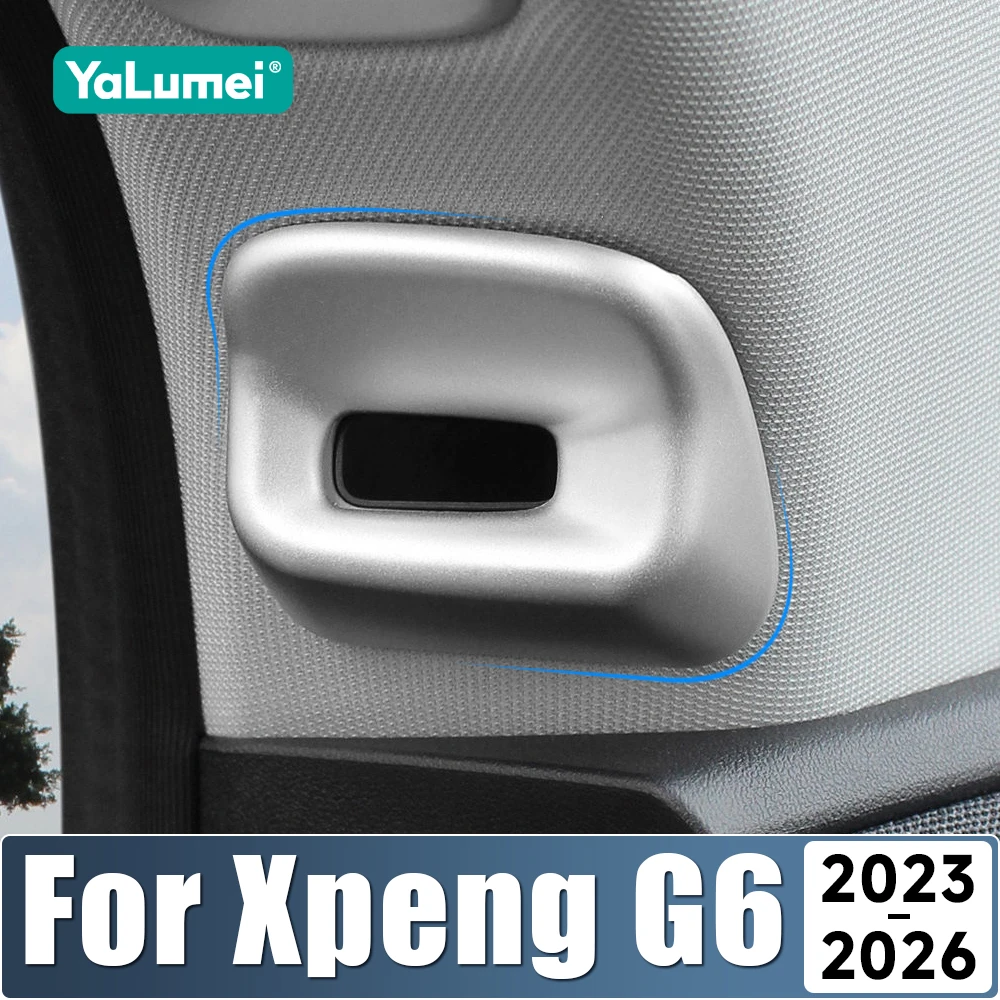 Auto-Styling-Zubehör für Xpeng G6 2023 2024 2025 2026 ABS Gesichtserkennungs-Dekorationsabdeckung Schutzverkleidung Aufkleber