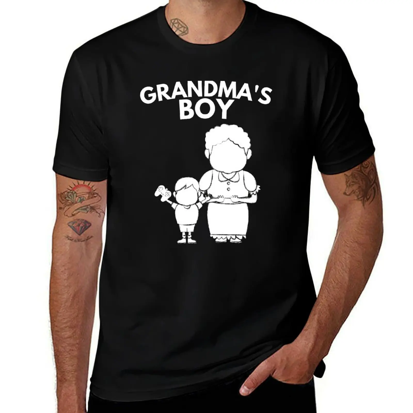 

Рубашки для аниме, футболка с принтом бабушки на заказ, мужская футболка, персонализированная рубашка, футболка для мальчика