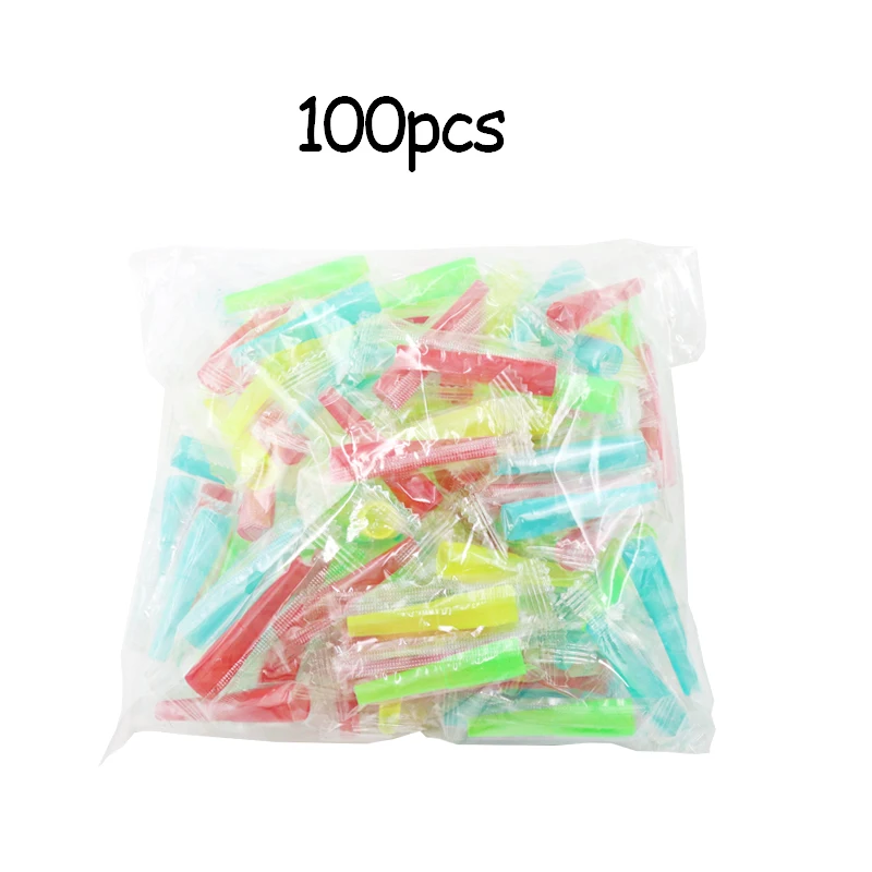 100pcs Colorful Mouth Tips Accessories Disposable Mouthpieces For Shisha Hookah Water Pipe Sheesha Chicha Narguile Hose pipe