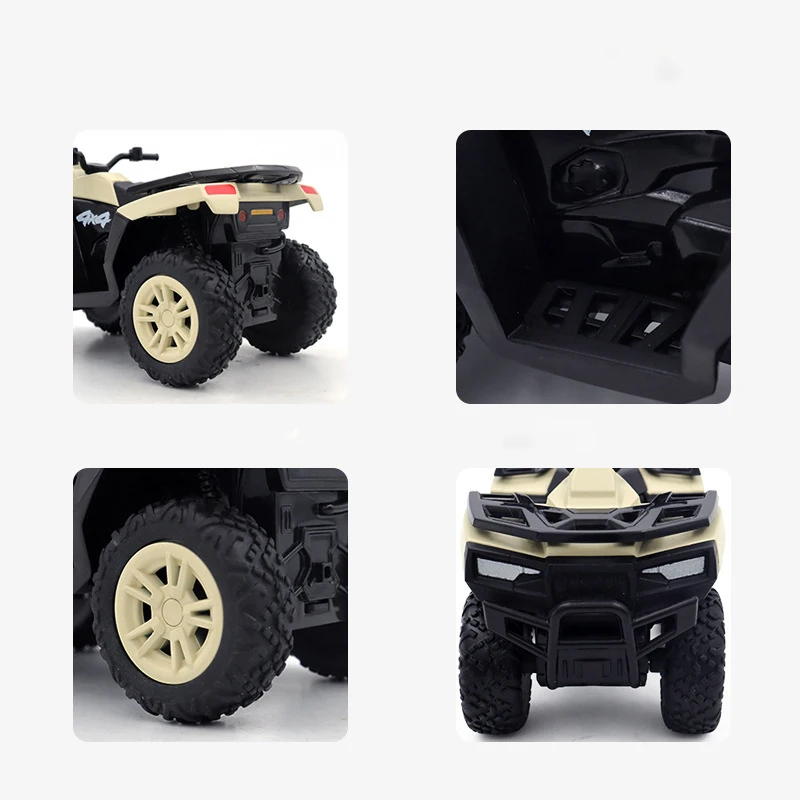 1:36 ATV All Terrain Vehicle Motorcycle Alloy Car Diecasts & Toy Vehicles Car Model Miniature Scale Model Car For Children