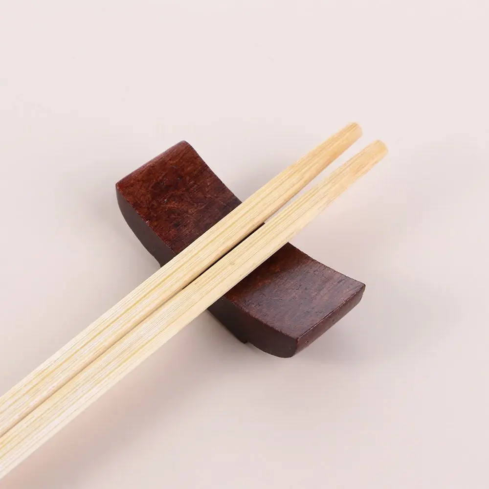 Restaurant Kitchen Sushi Wooden Non-slip Boot Shapes Tableware Rack Chopstick Rest Chopstick Holder Spoon Stand