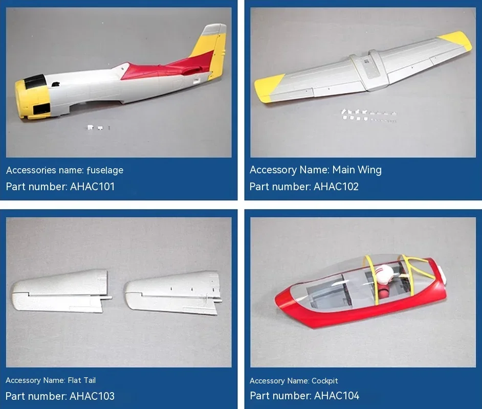 Model 1100mm T-28 Two Fighter Fighter Image Assembly Electric Remote Control Model Fixed Wing Special Accessories