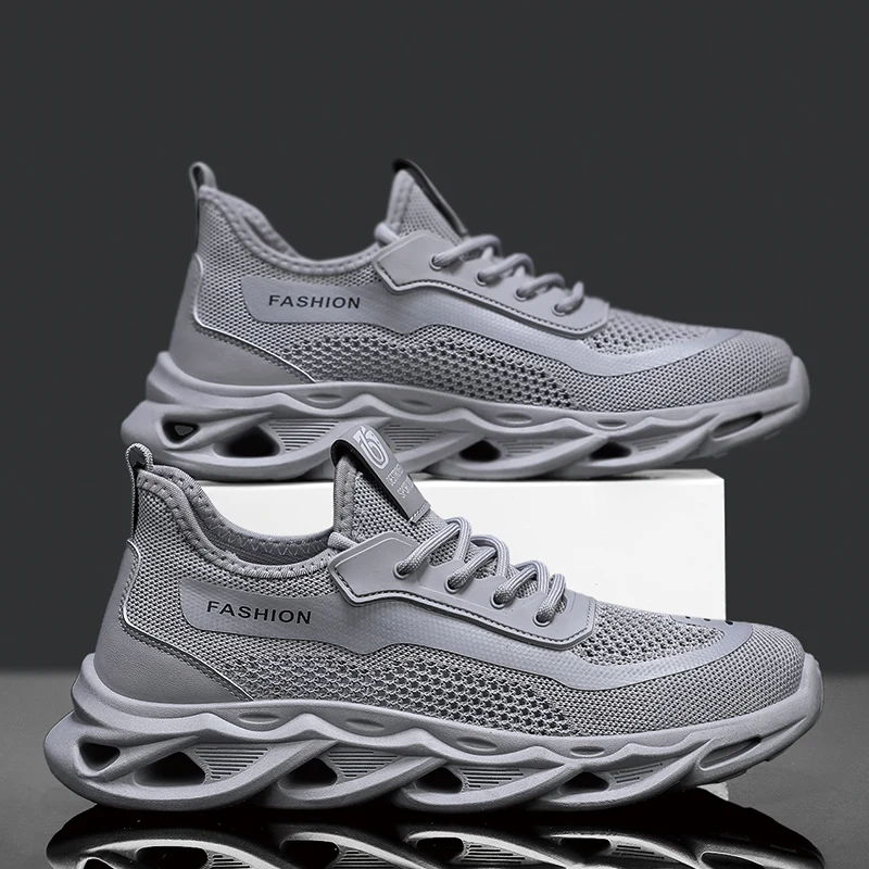 

Mens Sports Shoes Summer New Mesh Breathe Low Cut Casual Sneakers Anti Slip Shock-absorbing Fashion Street Wear Walking Shoes