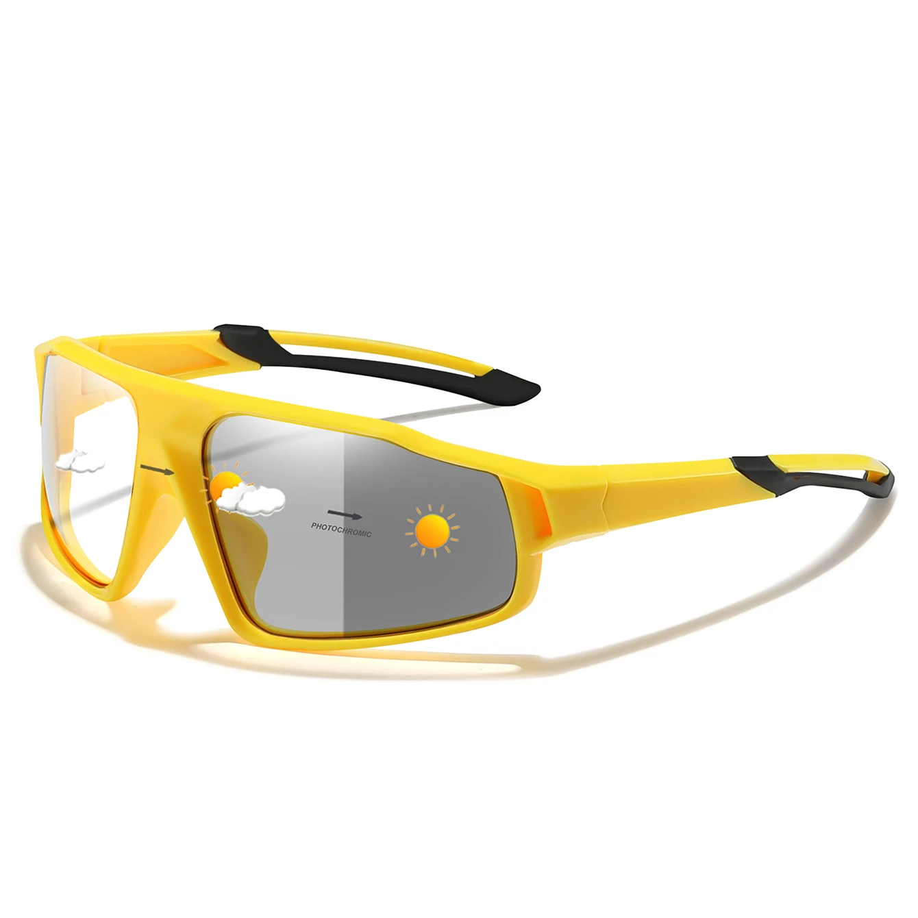 AliExpress TAMWY Fashion Photochromic Sunglasses For Men And Women Outdoor Sports Hiking Cycling Fishing Golf Beach Rectangular Windproof Goggles