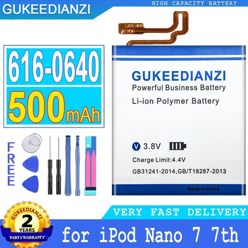 

Nano2 Nano3 Nano4 Nano5 Nano6 Nano7 Battery For Apple iPod Nano 2 3 4 5 6 7 / 2G 2nd 3rd 3TH 3Gen 4th 5G 5th 6th 7th Batteries