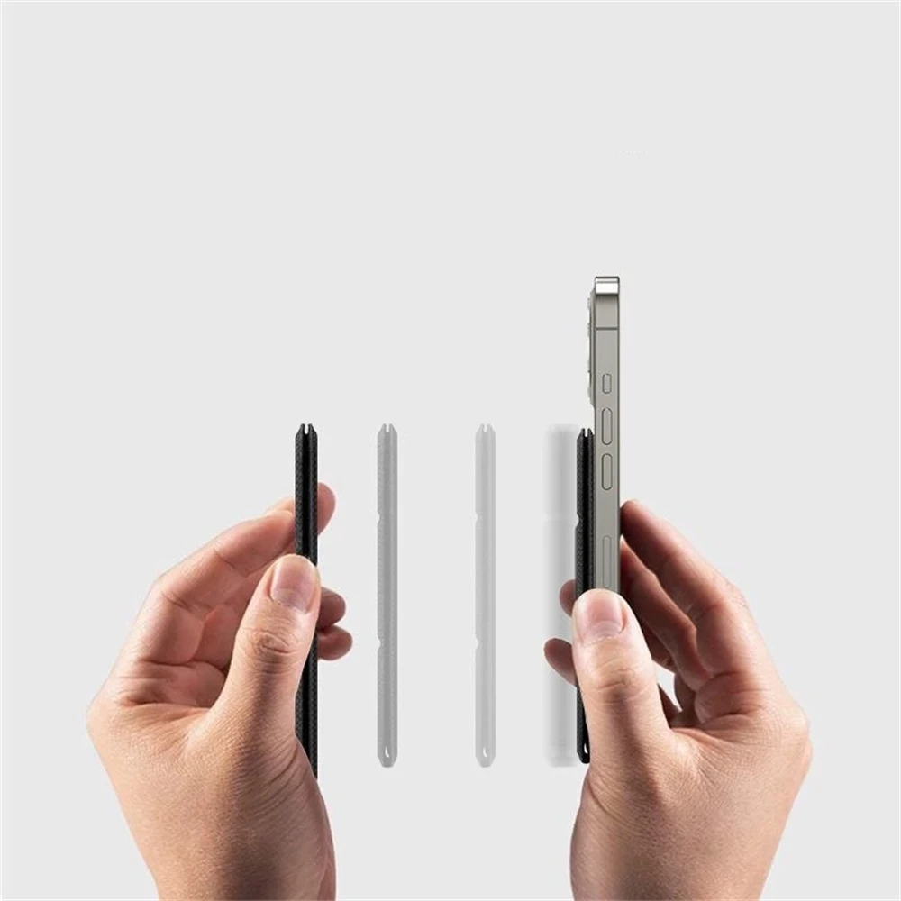 Spigen Leather Smart Fold For MagSafe Card Holder For iPhone 18 17 Air 12 13 14 Plus 15 16 17 Pro Max Folding Bracket Card Bag