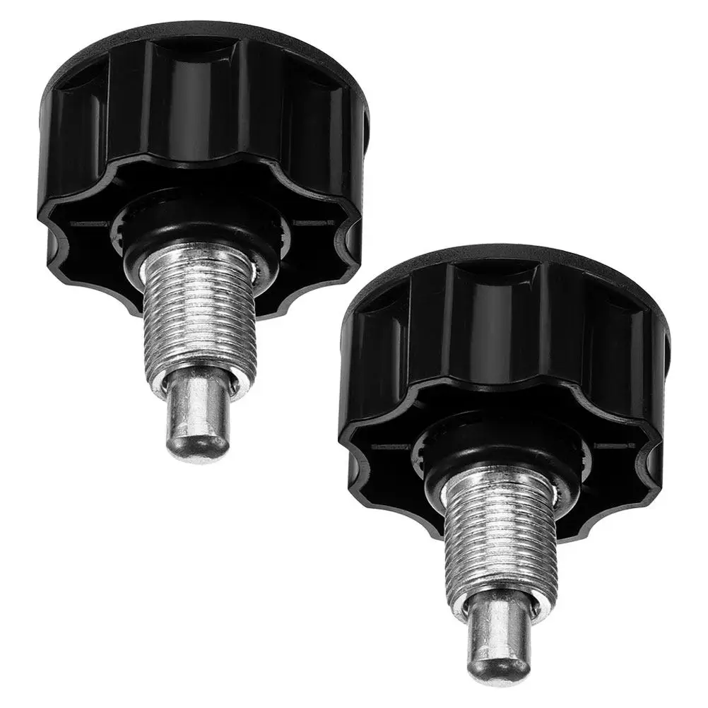 2Pcs Exercise Bike Rotating Pull Pin Knob Replacement Parts Fitness Equipment Ball Knob Weight Bench Pins Adjustment