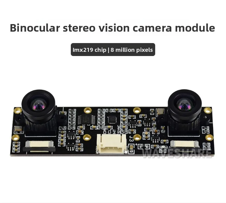 Jetson Nano Raspberry Pi 5 CM4 IMX219 Binocular Camera Module AI Vision Image Processing Recognition Camera
