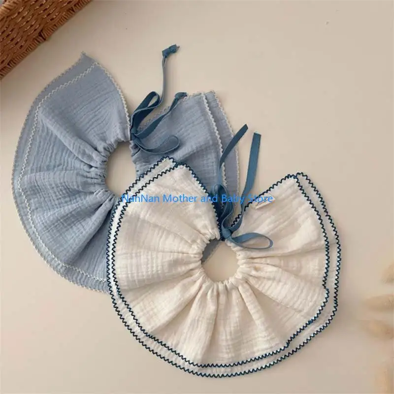 2xBaby مريلة لحديثي الولادة من القطن للتجشؤ مع رباط قابل للتعديل #3