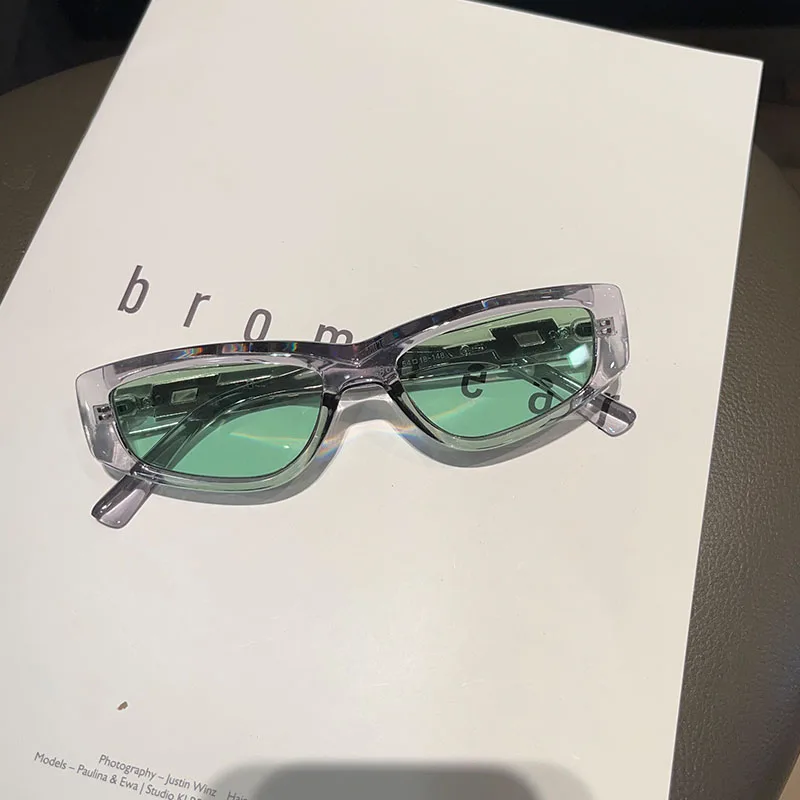 

Cat's Eye Retro Green Glasses Men's Personality High-grade Sunglasses Summer Women's Driving Sun Glasses Outdoor Sports MJ0714