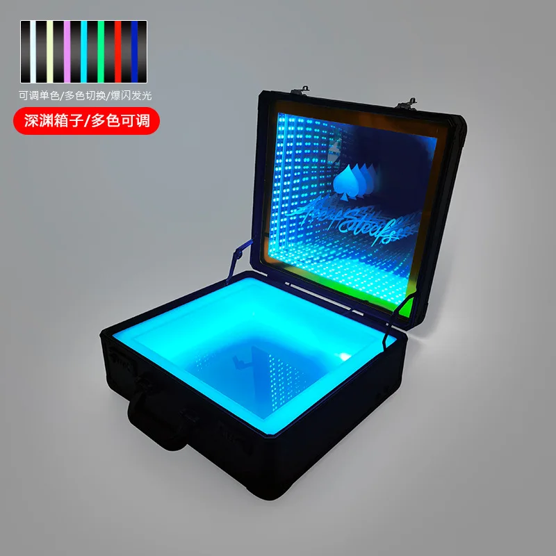 Colorful quicksand spades A box VIP luminous sub cup box marquee utensils bar nightclub