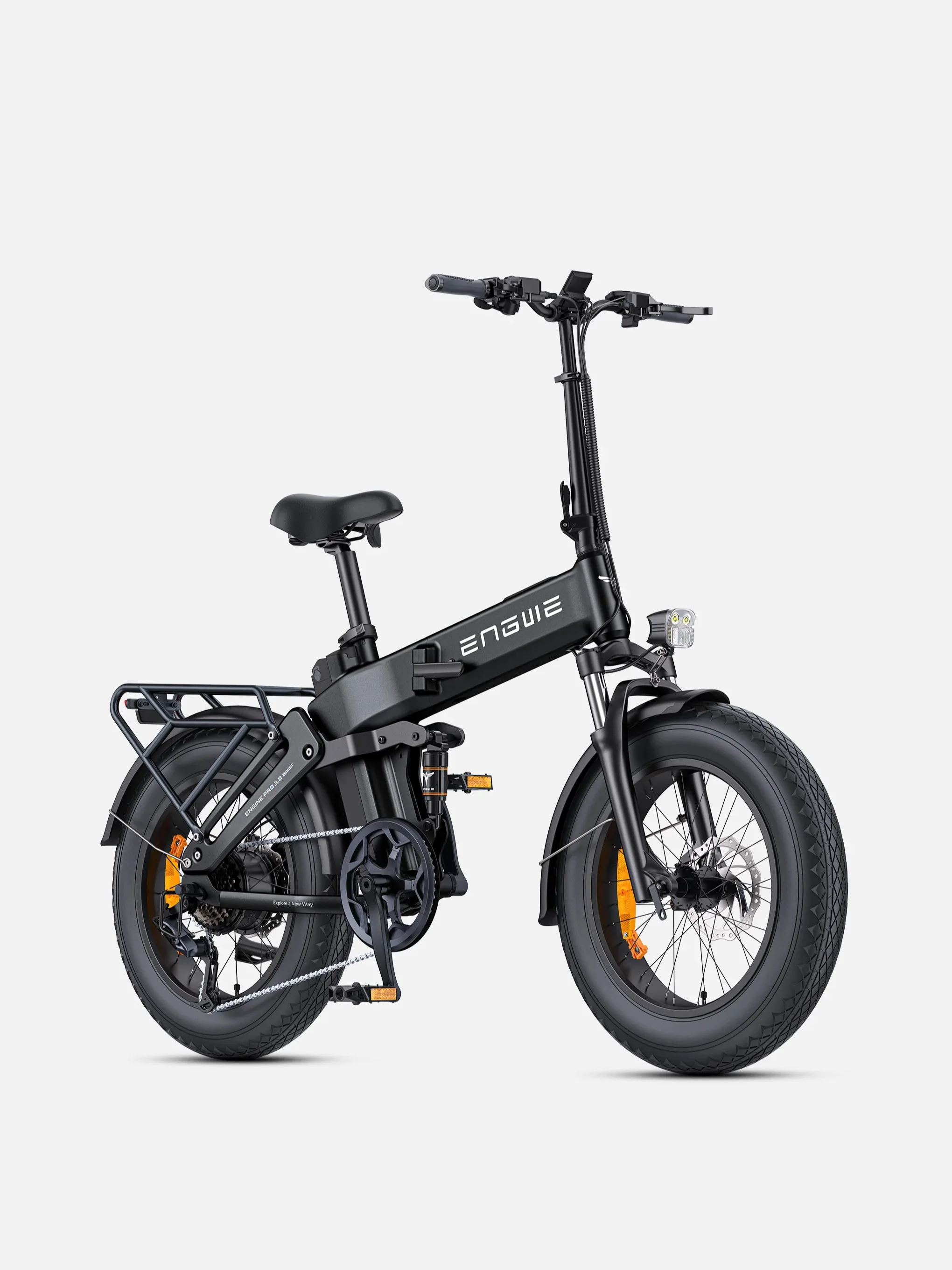 AliExpress NONE ENGWE Engine Pro 3.0 Boost Electric Bike 250W Motor 48V 15Ah Battery 20*4.0" Tires Hydraulic Disc Brake Foldable E-Bike