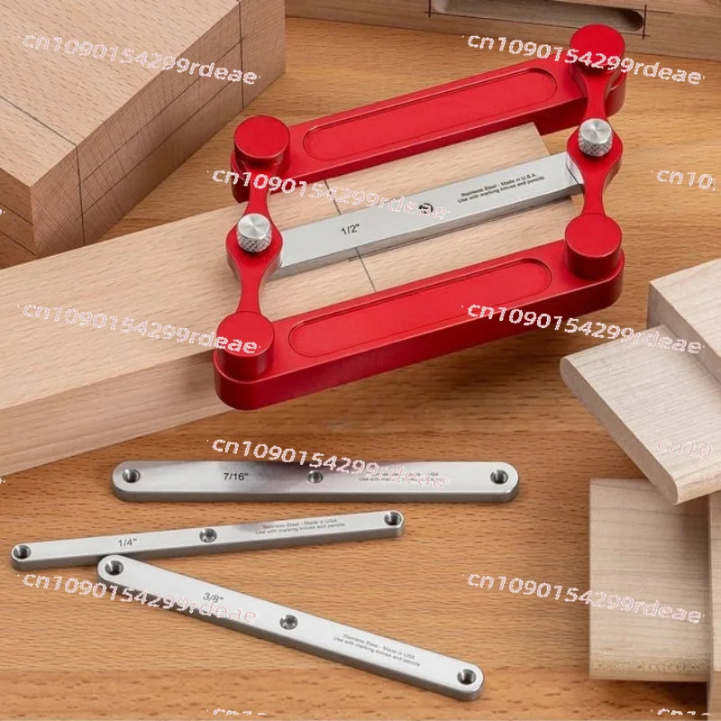 Woodworking straight hole locator, log stick hole punch