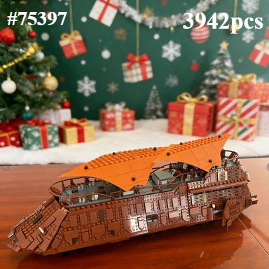 

Starry Sky Yacht Sailboat 75397 Building Blocks Sets Compatible with Legoed Particles Suitable for Christmas Gifts 3942pcs