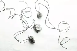 Elite shungite Pendant 10-6 gr Fullerenes C60 Karelia Russia EMF 98% carbon