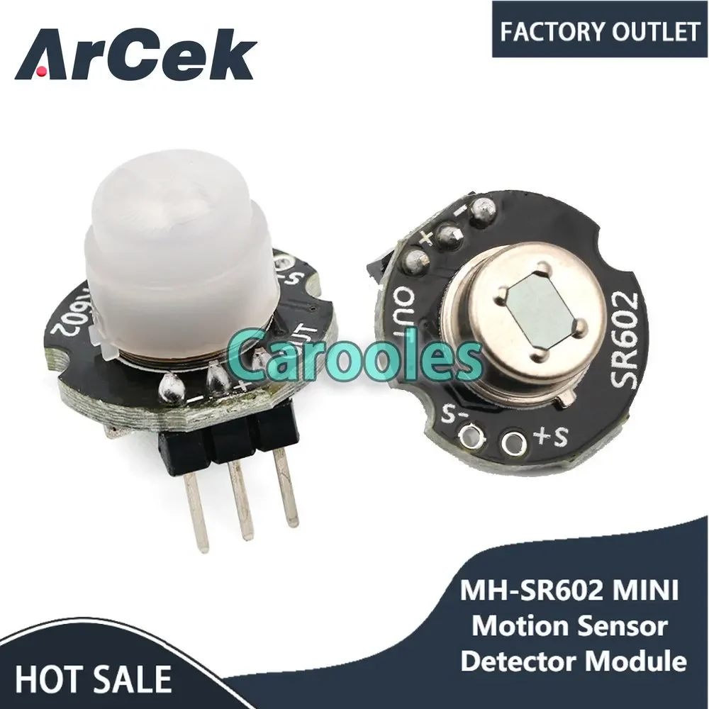 MH-SR602 MINI Motion Sensor Detector Module 3PIN SR602 Pyroelectric Infrared PIR Kit Sensory Switch Bracket for Arduino 3pin