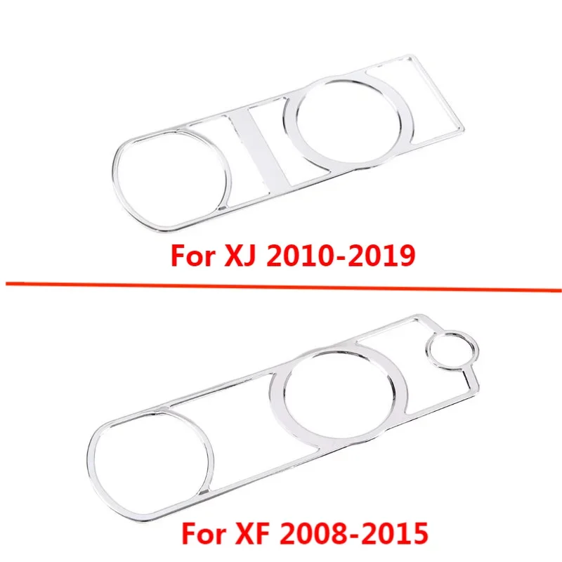 For Jaguar XF 2008-2015 XJ 2010-2019 Aluminum Alloy Car Shift Button Frame Trim Kit Decorative Sticker Car Interior Accessories