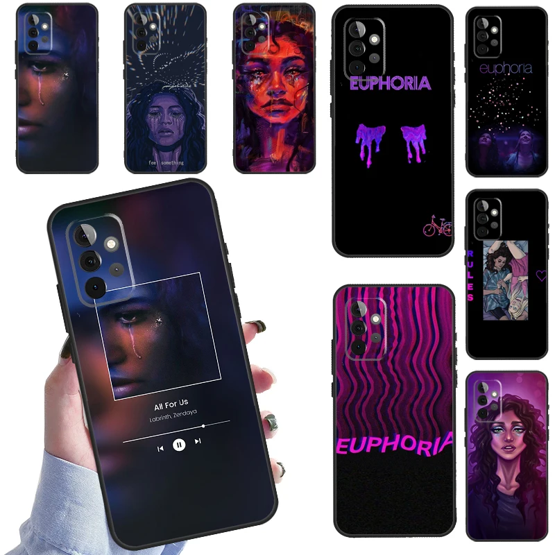 American TV Series Euphoria Luxury Case For Samsung Galaxy A12 A32 A42 A52 A72 A50 A70 A10 A20 A21S A52S A51 A71 Phone Cover