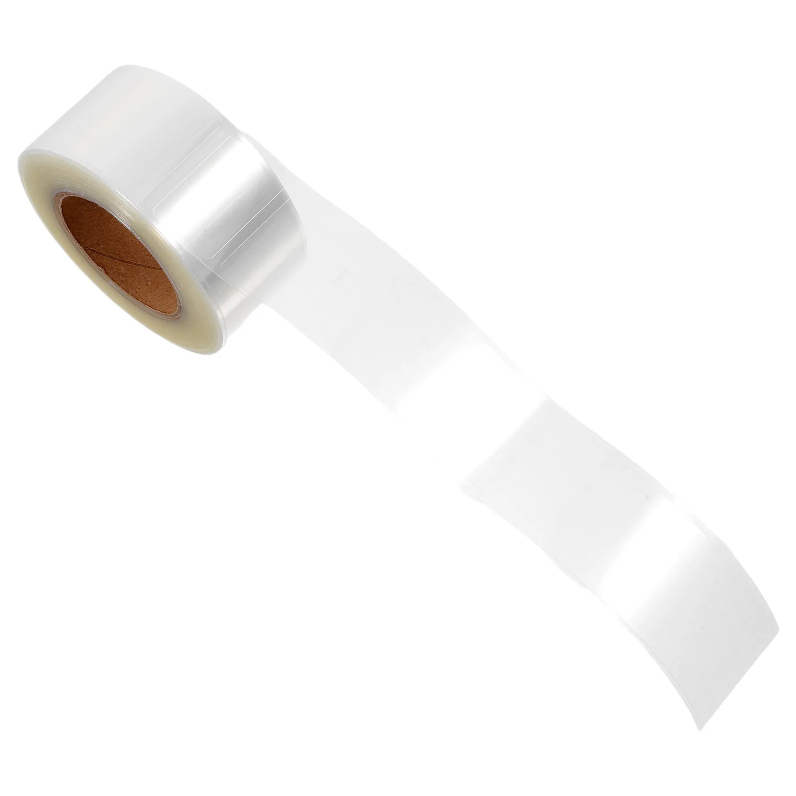 250Pcs Transparent Label Protectors Clear Rectangle Stickers High Transparency Self Adhesive Seal Sticker for Barcode