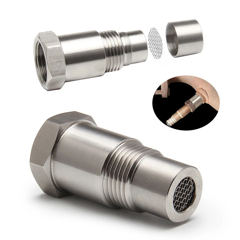 

For OFF Road Catalyst CSV Auto Parts CEL Fix Oxygen Sensor Adapter For Off-road Performance Oxygen O2 Sensor M18X1.5