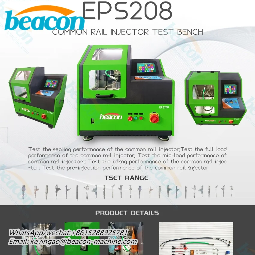 Taian Beacon Test Bench Common Rail Diesel Cr System Injector Test Bench Equipment EPS208 For Common Rail Injectors Testing