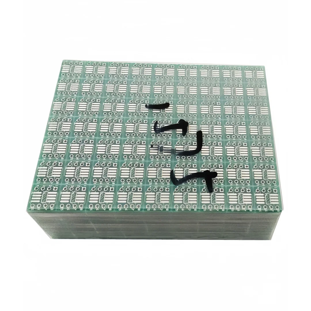Patch Turn In-line DIP IC Pin Distância, IC Conversion Board, SOP8, SSOP8, TSSOP8, 0,65mm, 1,27mm, 20pcs