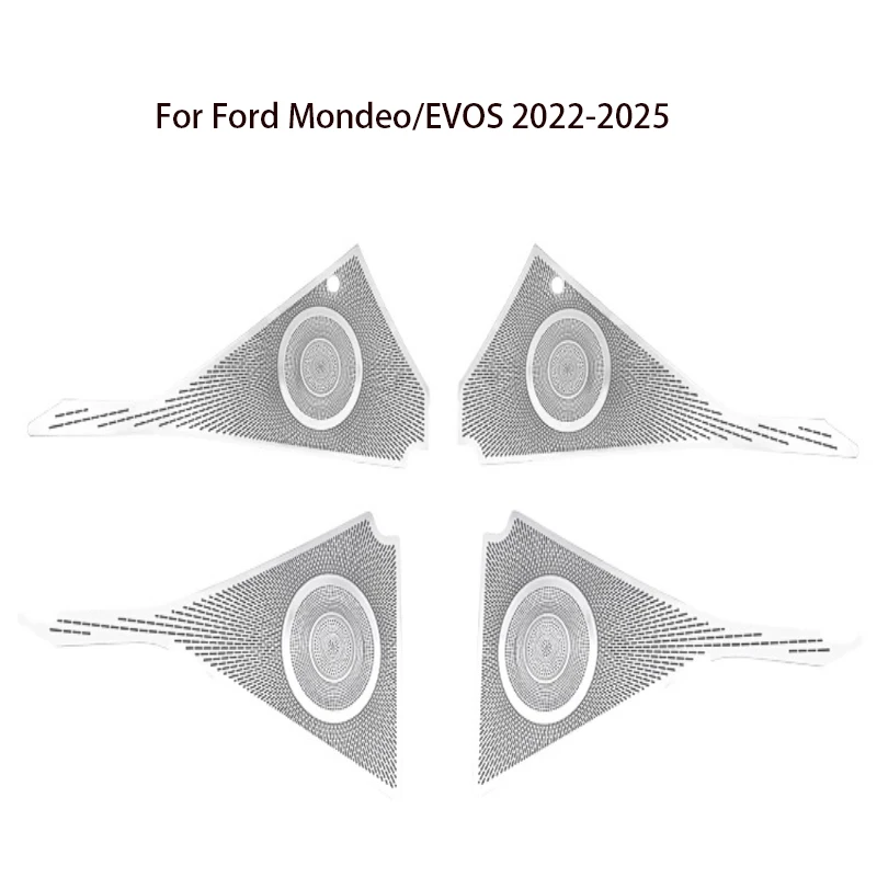 

For Ford Mondeo/EVOS 2022-2025 Premium Speaker Grille Covers - Stainless Steel Audio Trim Upgrade Kit
