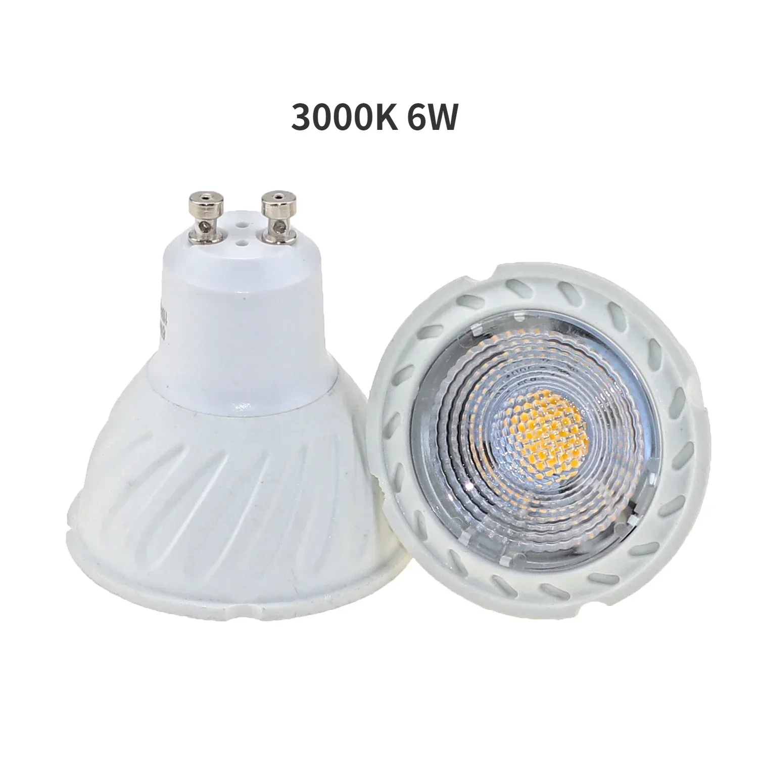 Okrągła biała wpuszczana lampa sufitowa LED Spotlight GU10 MR16 Oprawa oprawki Downlight Regulowana rama Obudowa Stała