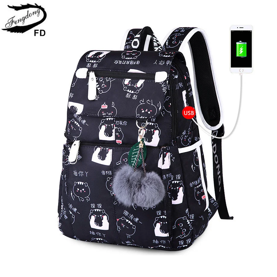 

brand backpack for girls school bags female cute cat back bag backpacks teenage new year girl christmas gift