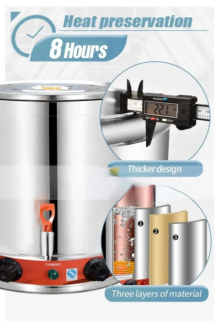 Commercial stainless steel paraffin, soy wax melting pot, candle melting machine Hot sales