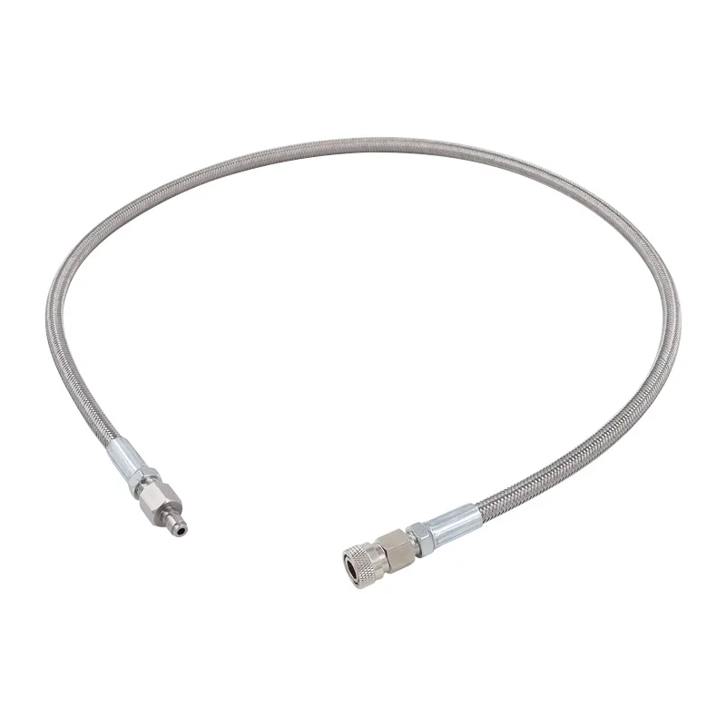 High Pressure PTFE Inflator Hose 24 inch 36 inch for Diving Submersible Quick Connect Coupling Stable Performance