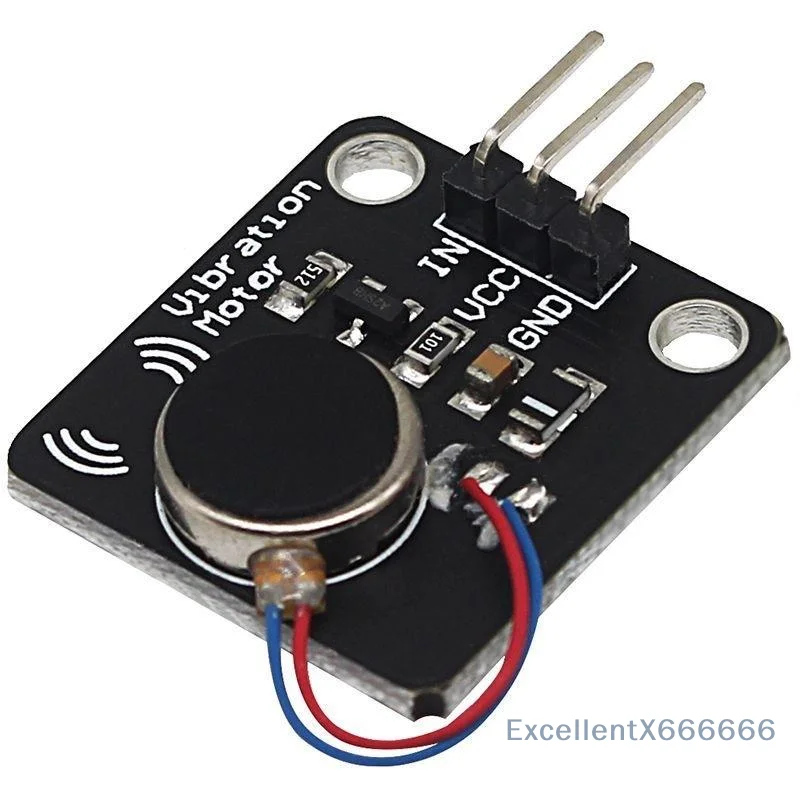 1Pcs 5V Vibration Motor Module High Low Level Trigger Mini Size Vibration Motor for DIY Robotics Repair Projects