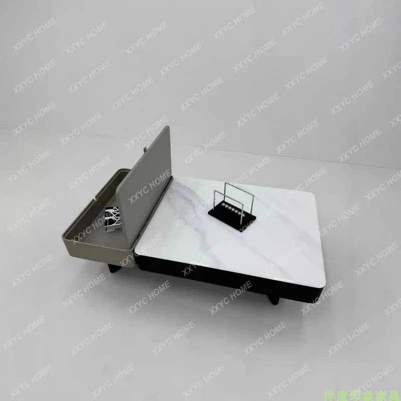 Y1 Italian light luxury microcrystalline stone small apartment modern simple rectangular coffee table living room home