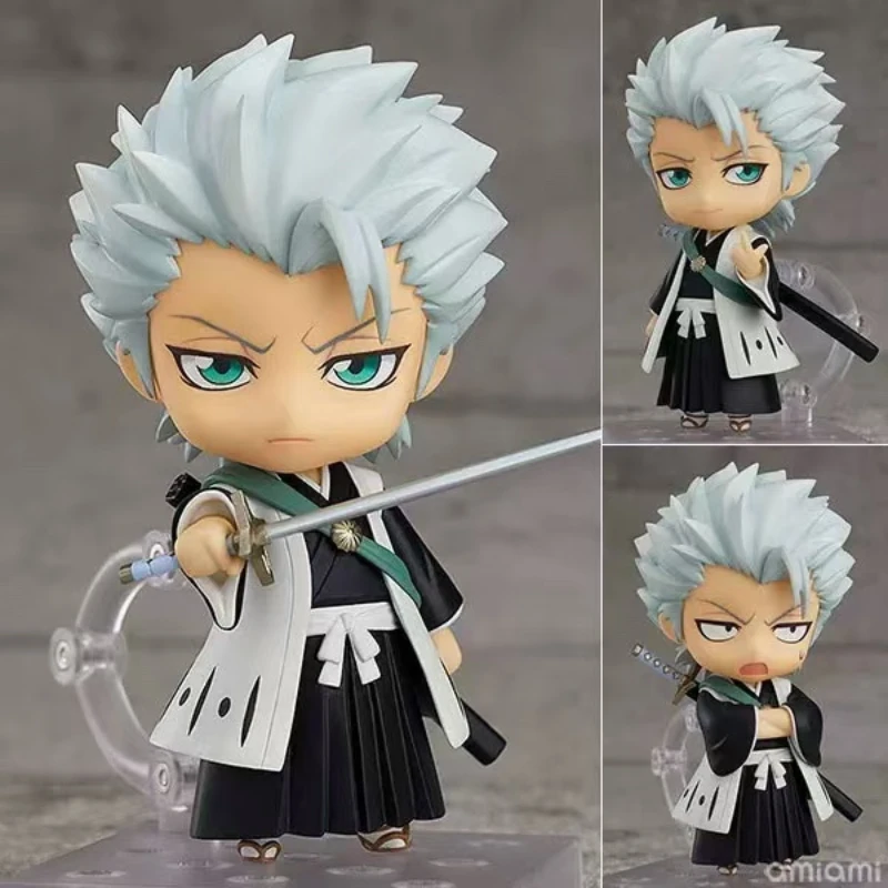 10cm Anime BLEACH Figure Hitsugaya Toushirou Action 1199# Face changing figurine Figure PVC Statue Model Room Decoration Gifts