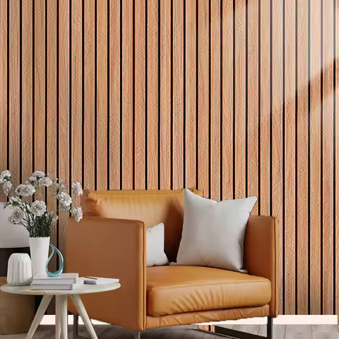 Grain Grid Striped Waterproof Self-Adhesive Wallpaper For Home Bedroom Living Room Wall Stickers Decorative Background Wall