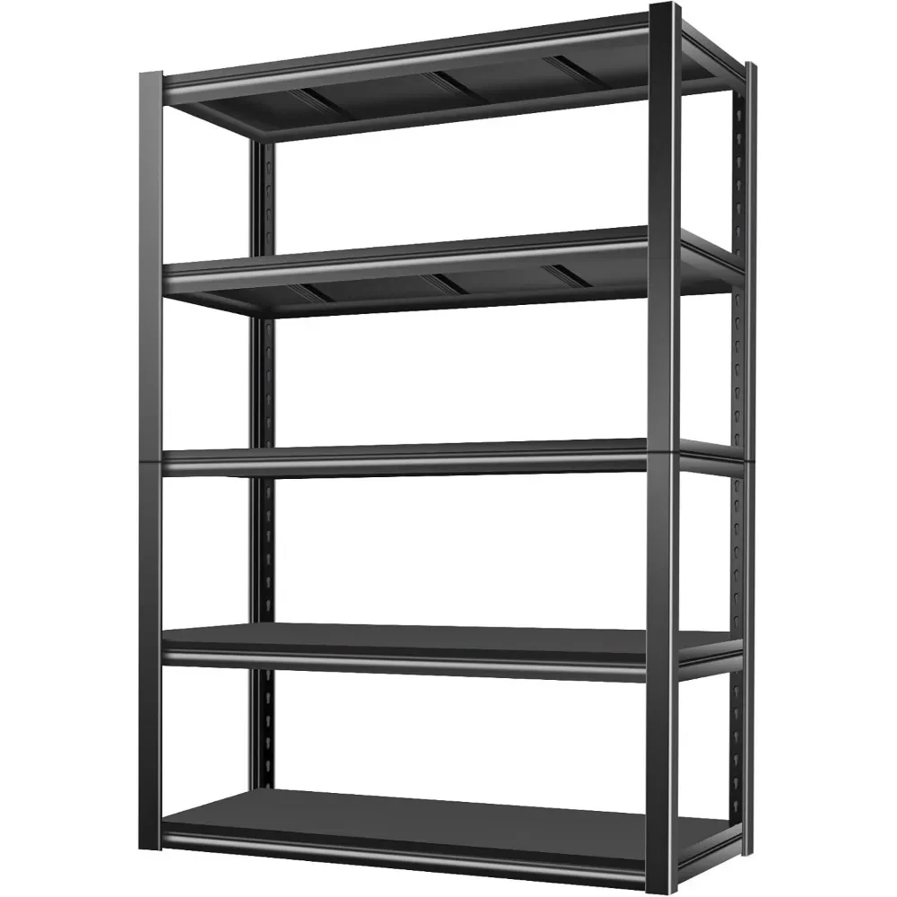

Garage Shelving, Industrial Storage Shelves Heavy Duty, Metal Shelving Units with Adjustable Shelf, Steel Utility Shelves
