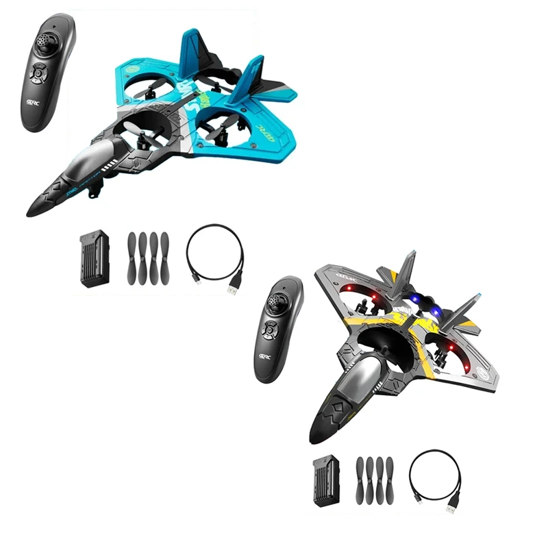 1Set 2.4G Remote Control Fighter Hobby Plane Glider Airplane EPP Foam Toys RC Drone Kids Gift Airplane Toys B