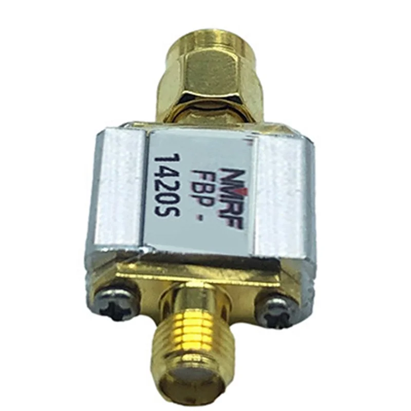 AAA87 NMRF 1420 MHz Bandpassfilter SAW Bandpass SMA Schnittstelle 80 MHz Bandbreite SMA-M SMA-F Schnittstelle Bandpassfilterempfänger