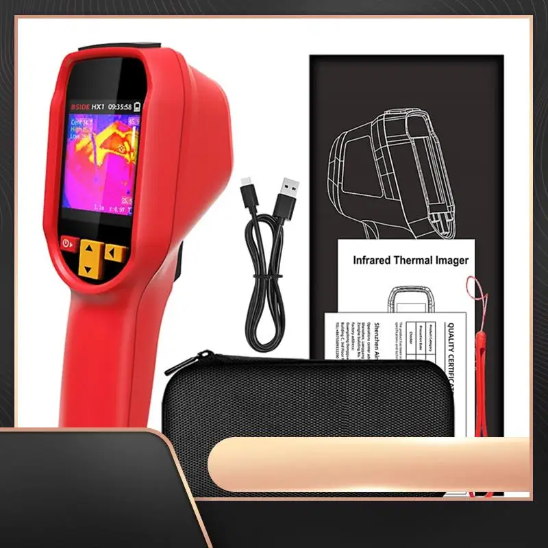

BSIDE HX1 Handheld Infrared Thermal Imager Microbolometer Portable Radiometric Thermometer Thermal Camera