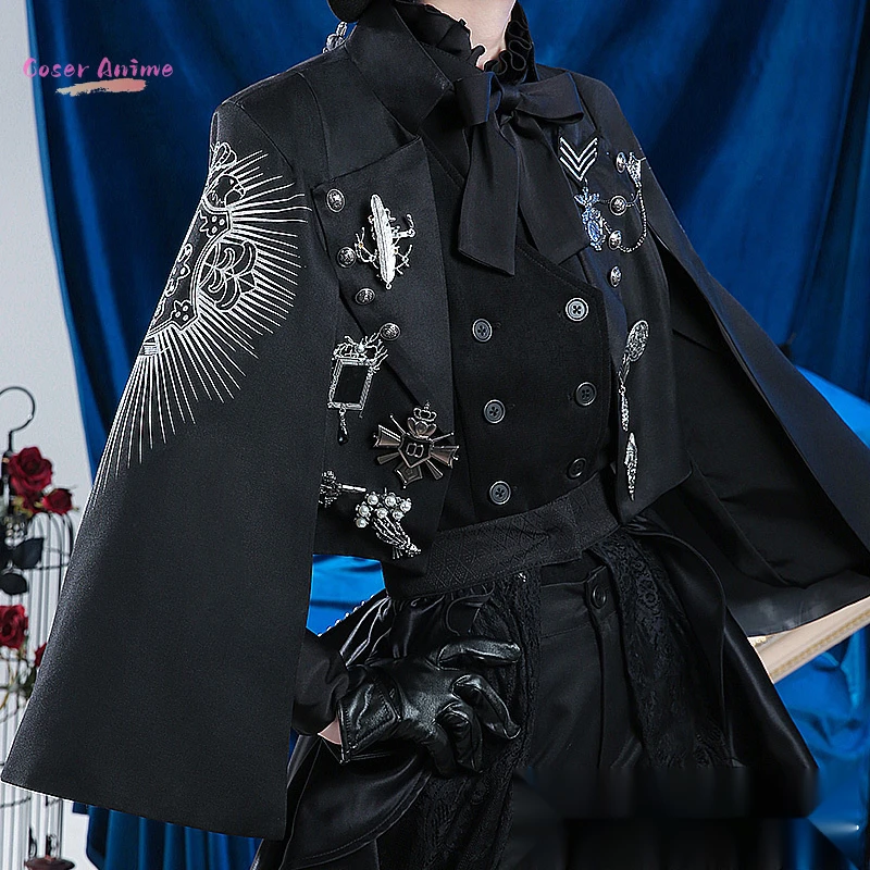 Coser Game Черный дворецкий Сиэль Фантомхайв Косплей Костюм Униформа Хэллоуин Карнавал Вечеринка Рождественская игра Ролевая одежда Одежда