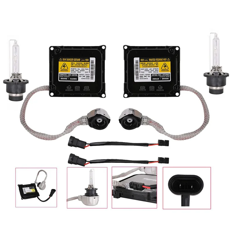 

HID ксеноновые фары, блок управления балластом, модуль воспламенителя D4R D4S, лампа, черный ABS + металл для Toyota Lexus