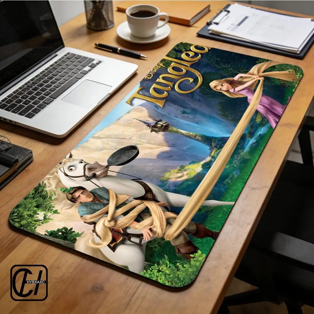 

Tangled Mouse Pad Desk Mouse Pad Cute HD Desk Pad Extended Gaming Keyboard Mats Large XXL Gamer Mousepad 90x40