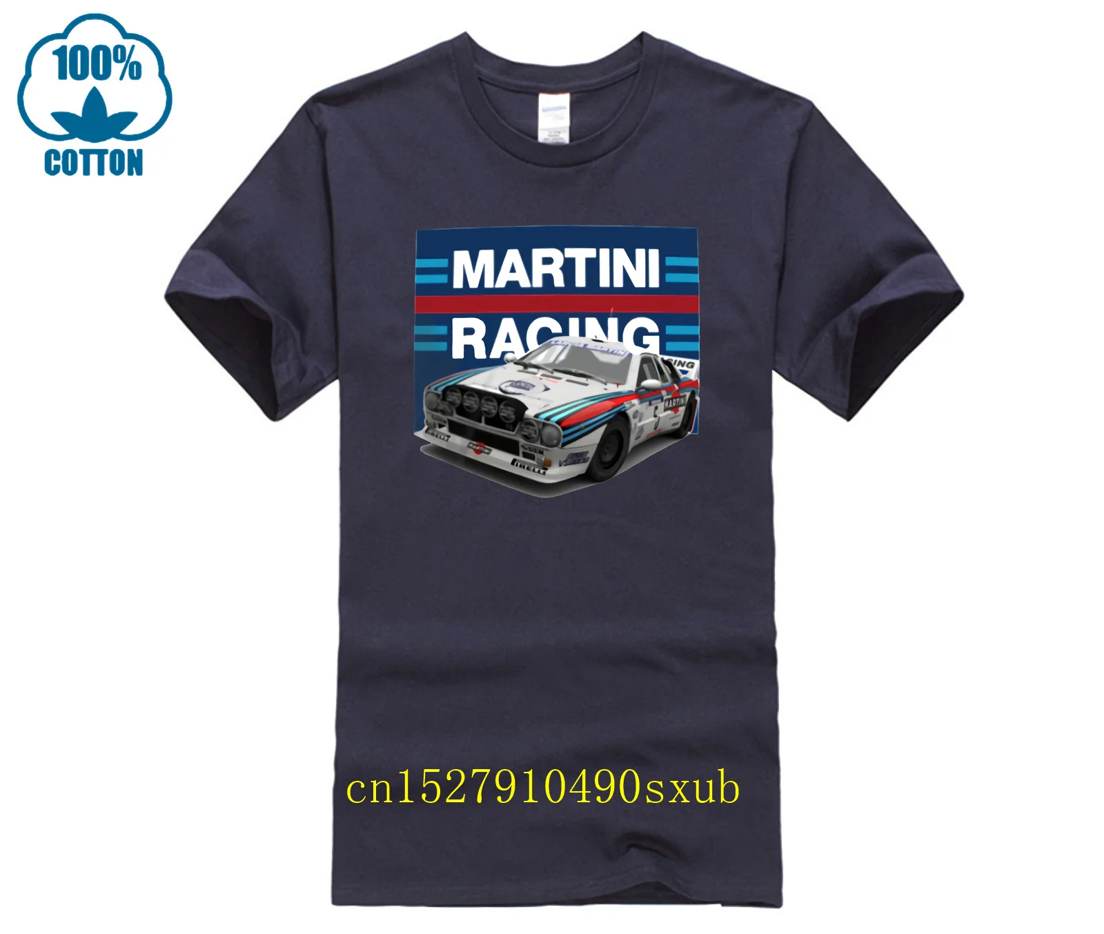 Lancia Rally 037 Group B T Shirt Martini Racing WRC